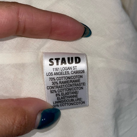 STAUD | NWT! Hightide strapless asymmetric maxi dress - Picture 5 of 8